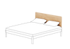 Lit Heia - Tête de lit Solid 180 cm
