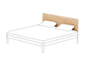 Heia Bed - Headboard Solid 200 cm