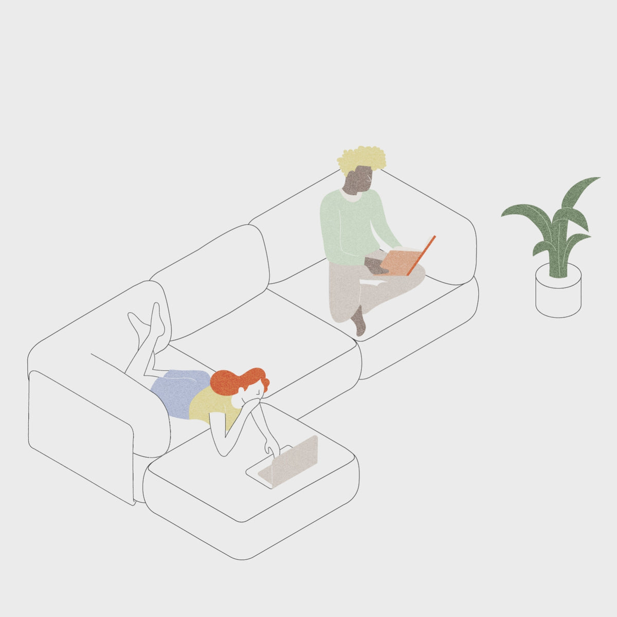 Torio is available in three seat depths – Straight, Comfort, and Lounge – with Comfort representing the classic standard depth.